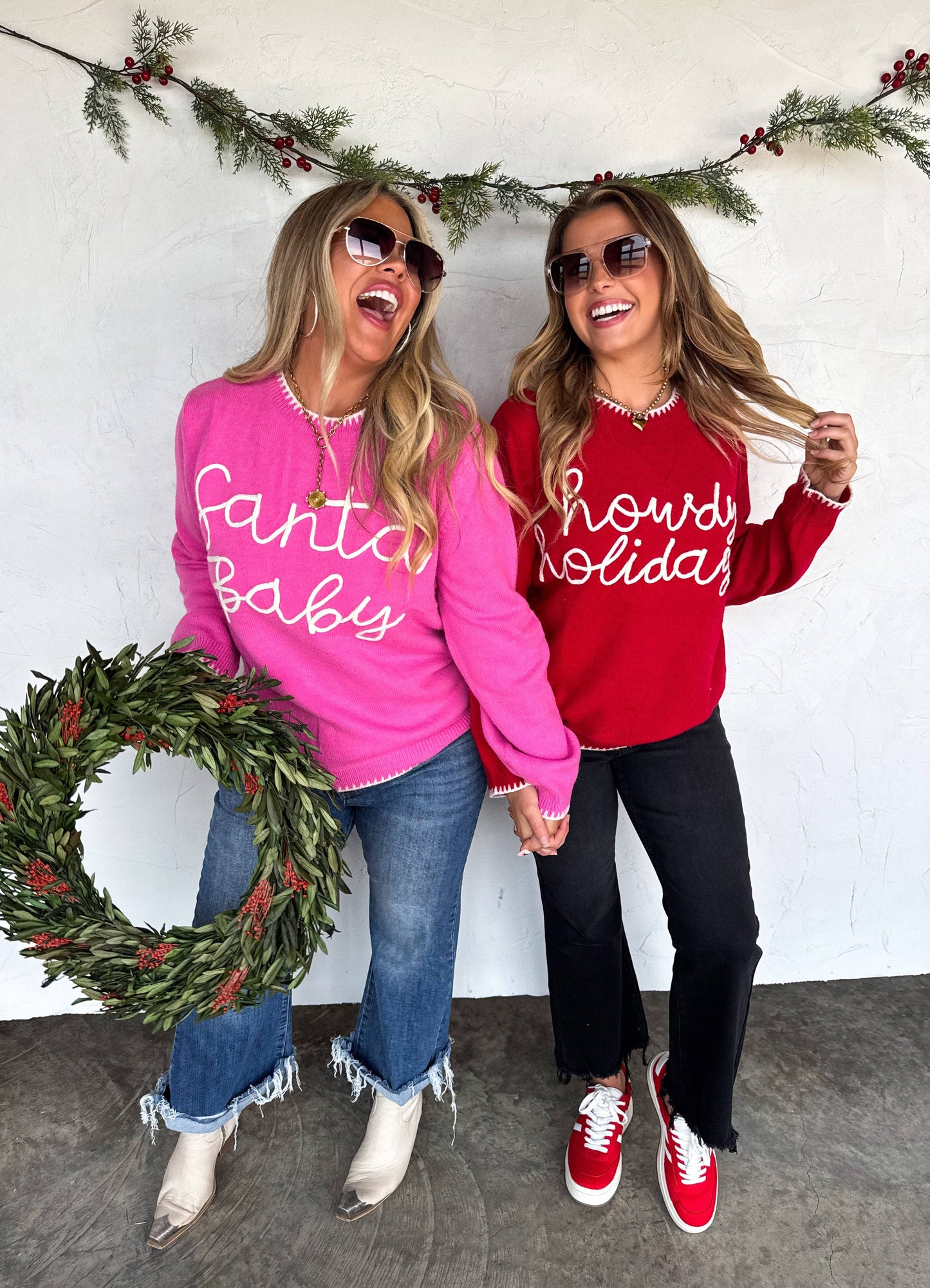 BLAKELEY - SANTA BABY HOLIDAY SWEATERS