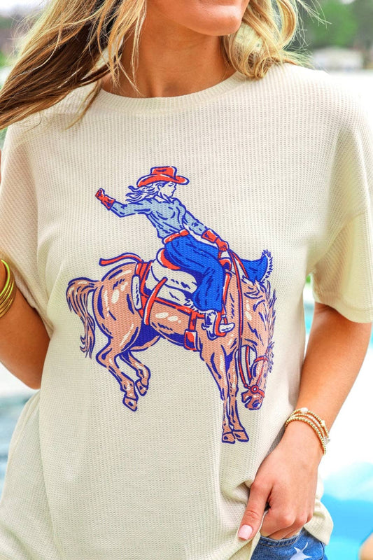 Jess Lea - Rodeo Queen Waffle Tee