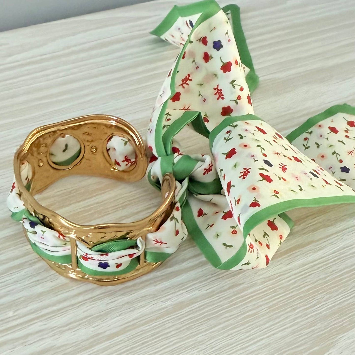 Scarf Cuff Bracelet