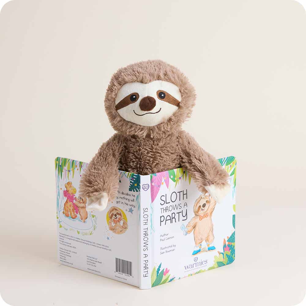 Warmies - Sloth Throws a Party Board Book
