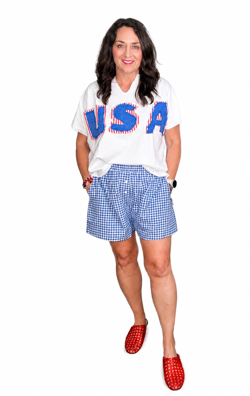 USA Patch Mineral Wash Top