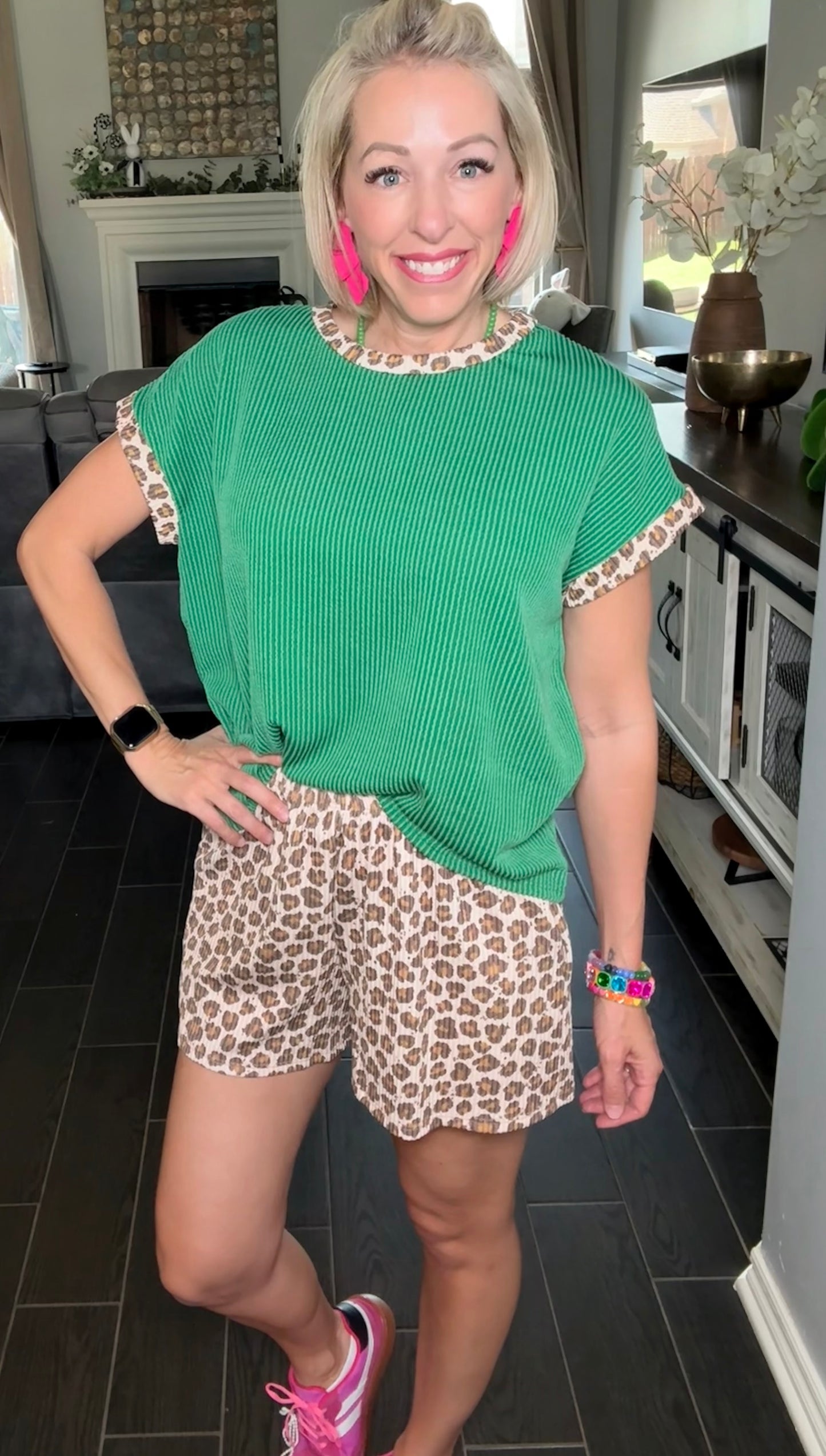Mix & Match Leopard Lounge Shorts