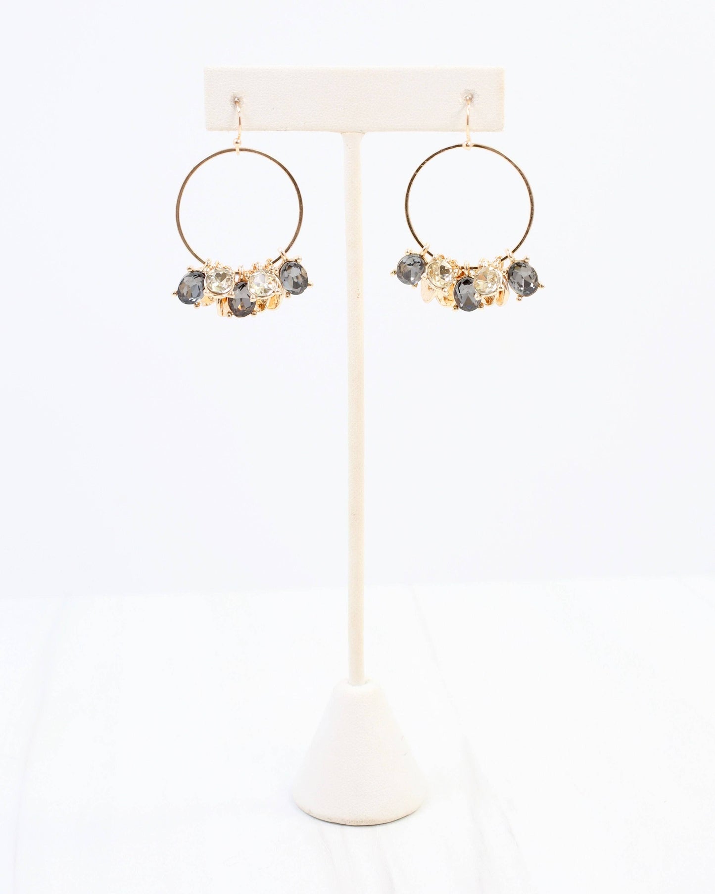 Caroline Hill - Carrolton Charm Earring Black Diamond