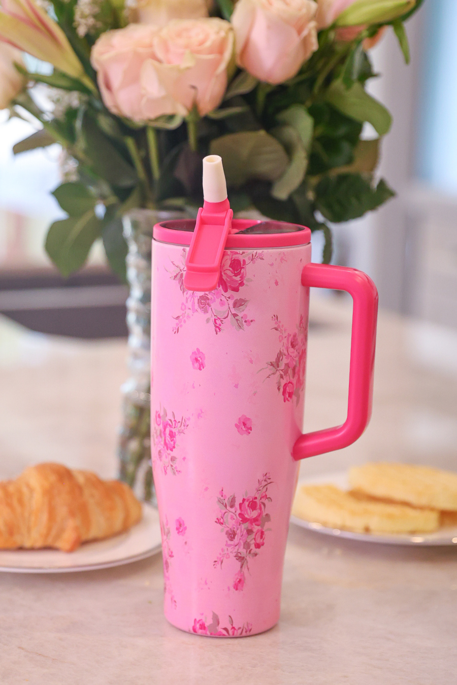 Jess Lea - Blushing Blooms Sleek Tumbler