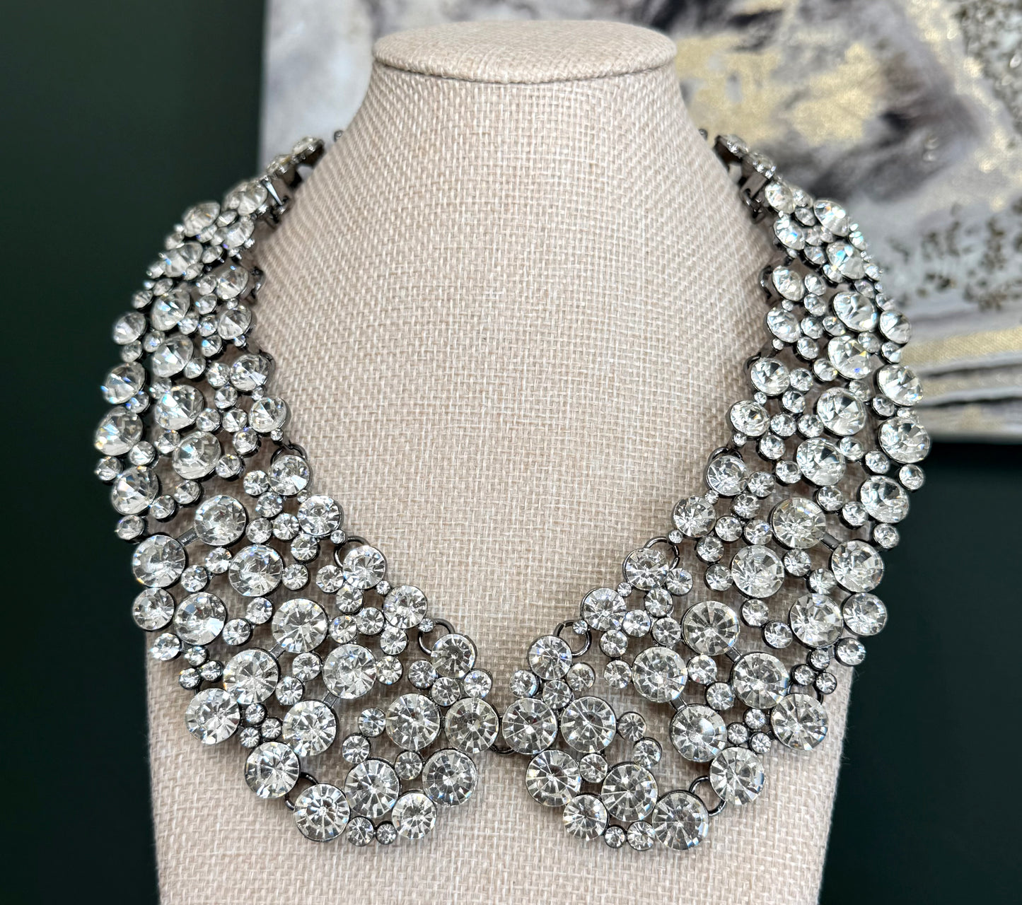 Rhinestone Collar Necklace