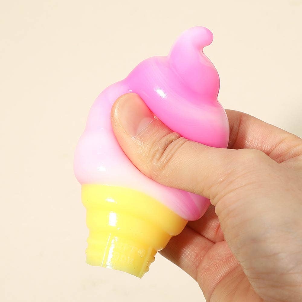 No brand- Ice Cream Cone Squishy Stress Relief Toy