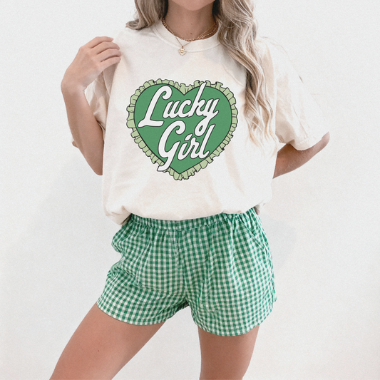 Lucky Girl St. Patrick's Day Graphic Tee