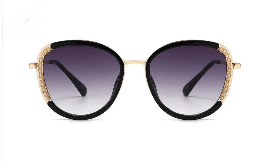 Glow Getter Sunglasses-Black