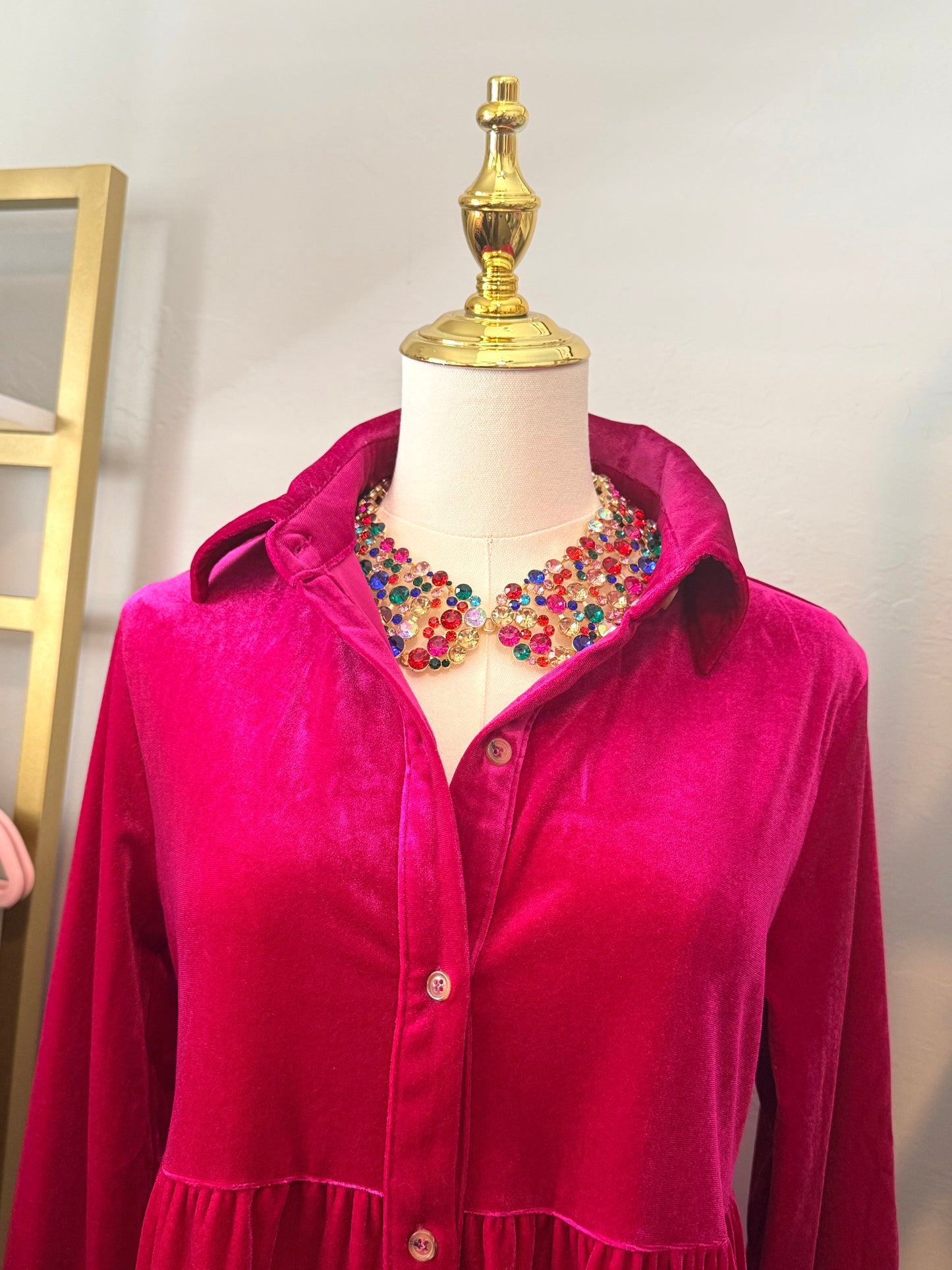 Multi Colored Collar Necklace