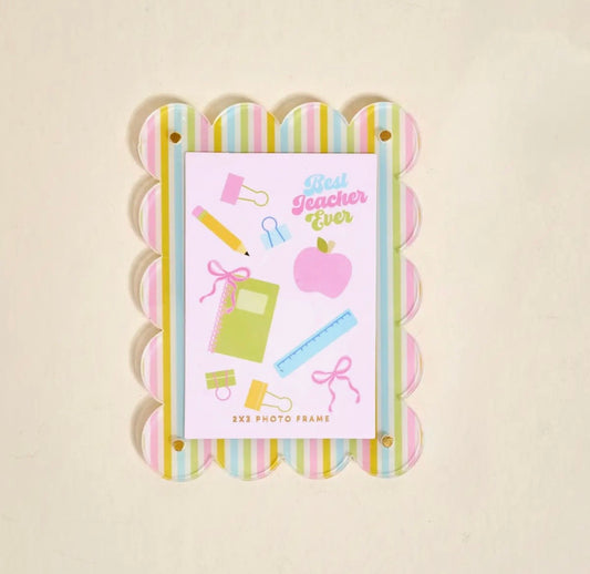 Mini Acrylic Magnetic Frame-Teacher