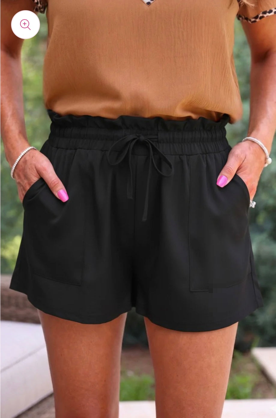 Jess Lea- Runway Paperbag Shorts- After Dark