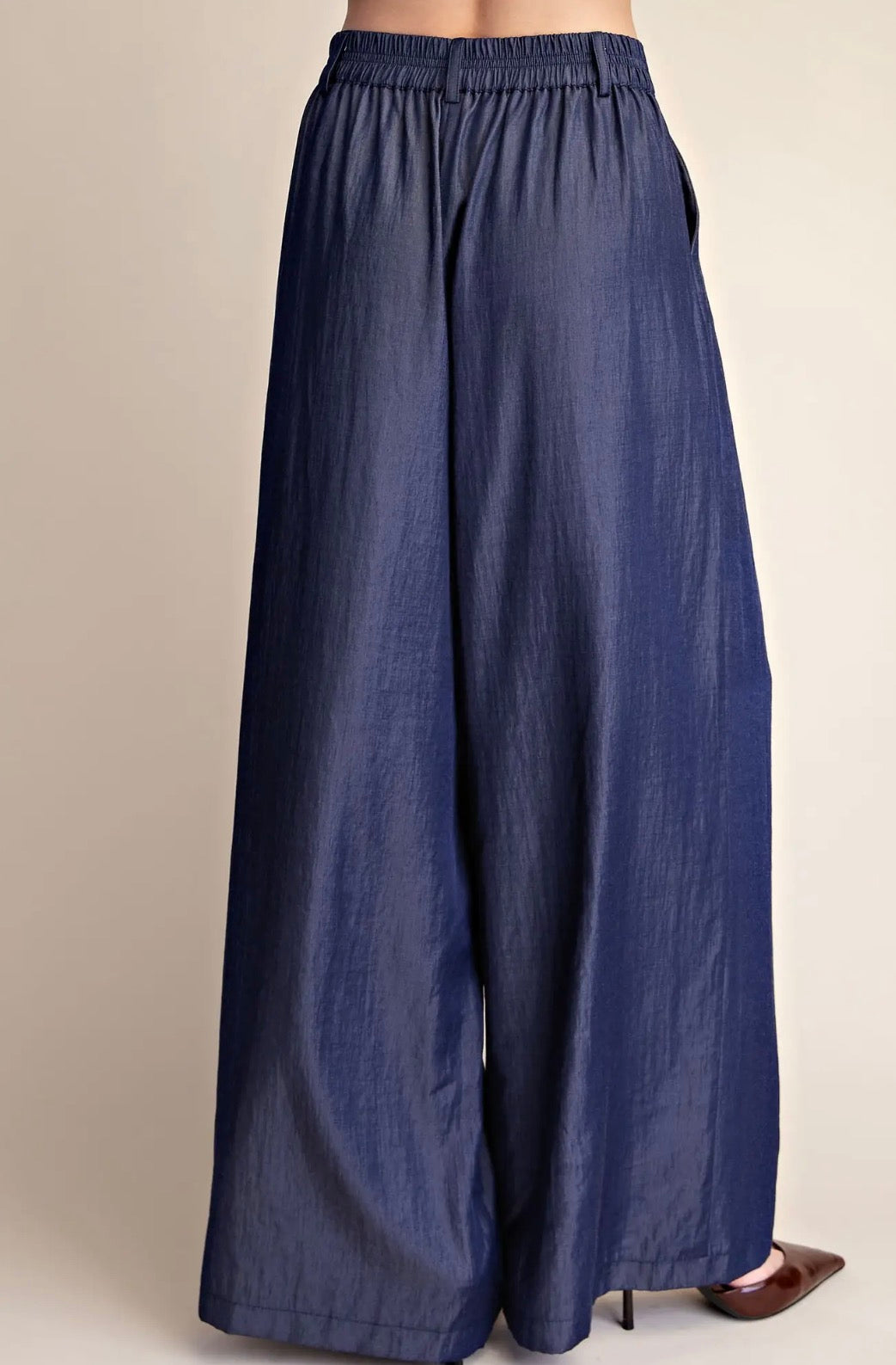 Midnight Navy Wide-Leg Set