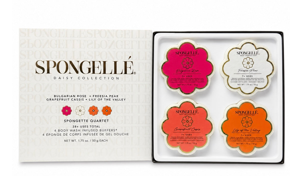 Spongelle-Daisy Collection of 4 Spongettes