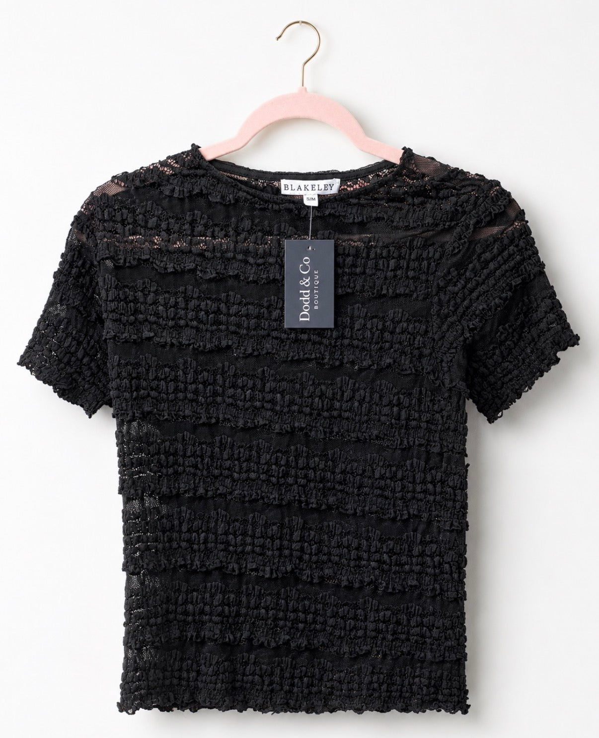 Black Lace Tee