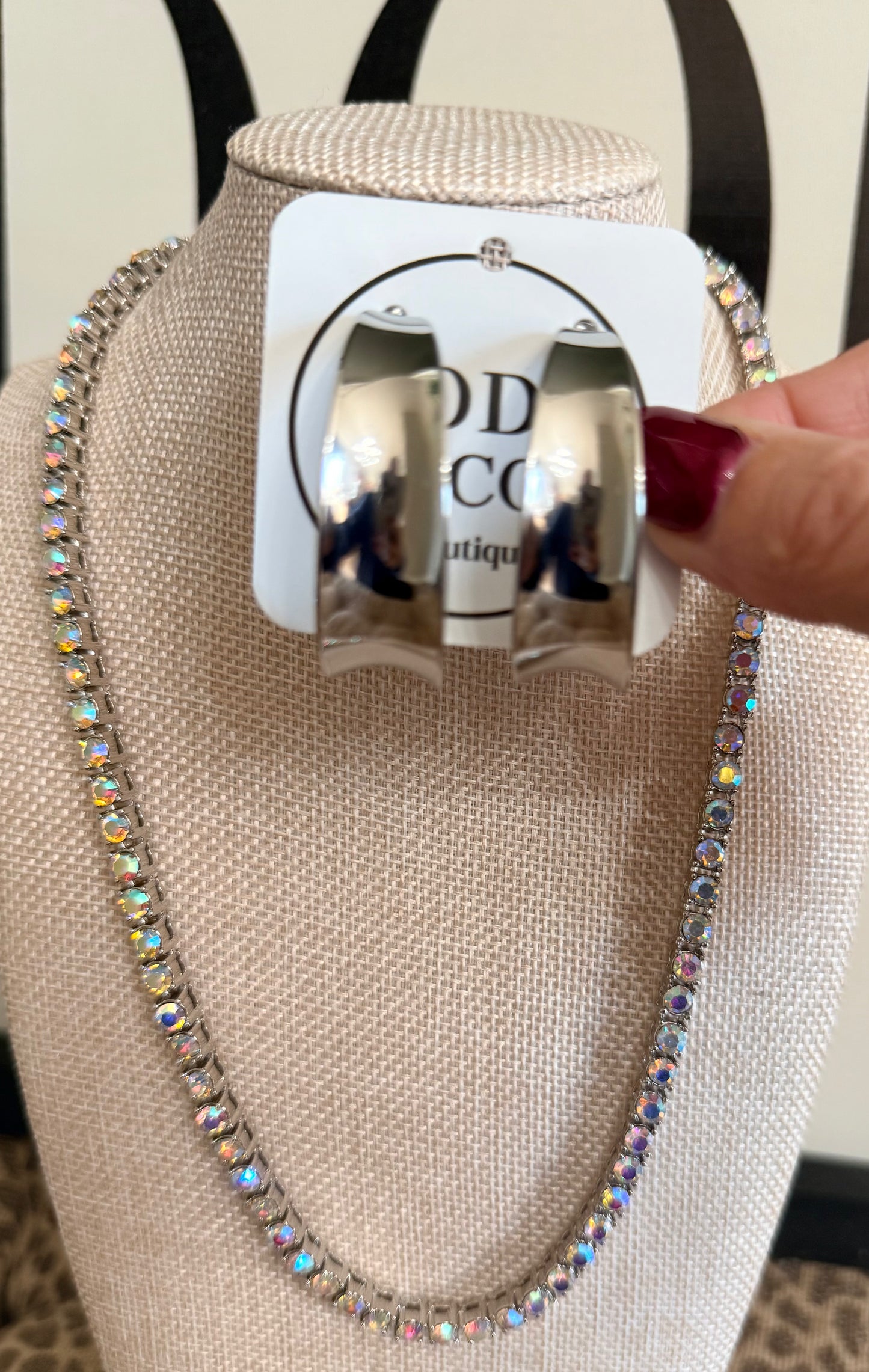 Silver Hoop Earrings