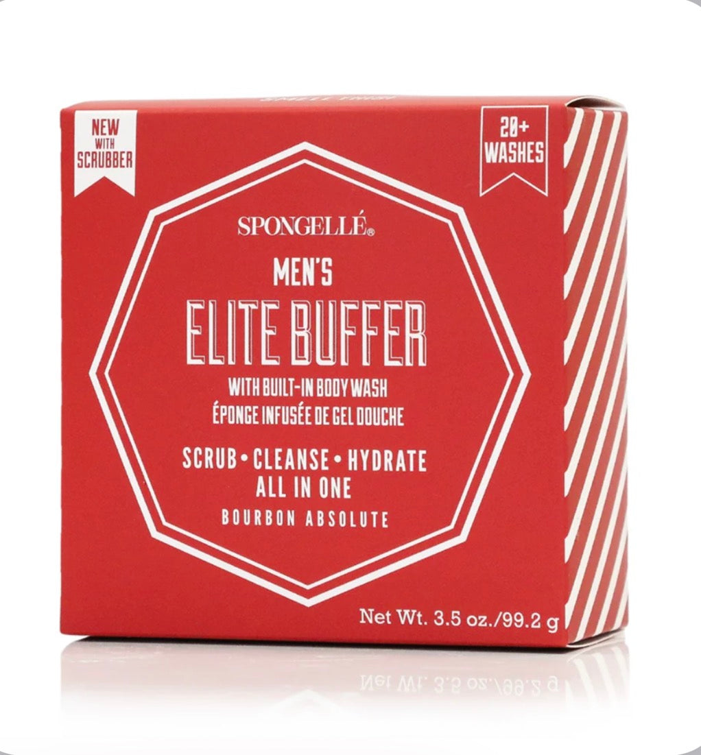 Spongelle -Men's Bourbon Absolute Spongette