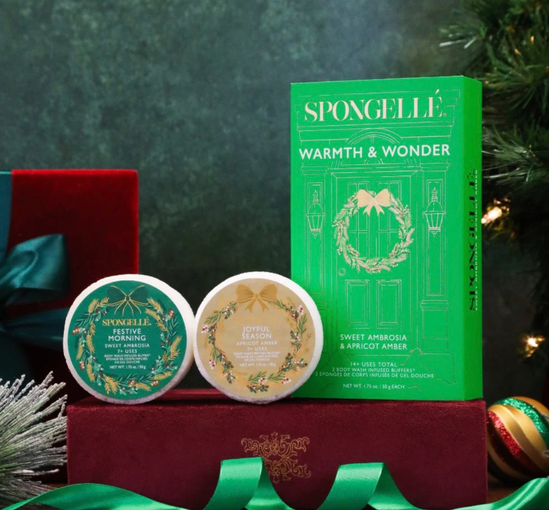 Spongelle- Warmth & Wonder | Holiday Wreath Gift Set