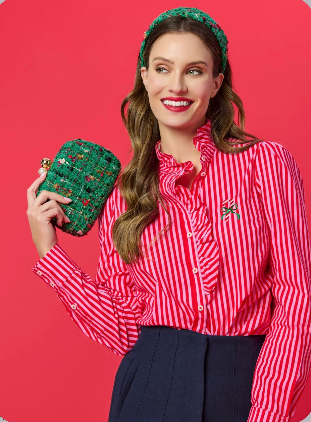 Green Jolly Minaudière Purse