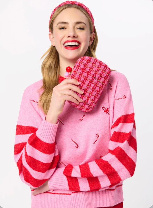 Pink Twill Purse