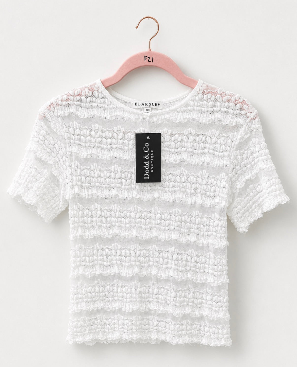White Lace Tee