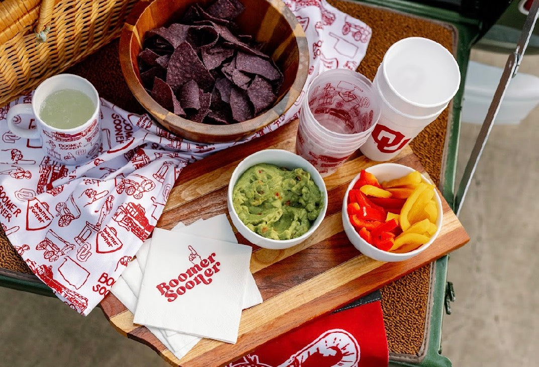 OU-BOOMER SOONER White Napkins -Set of 25