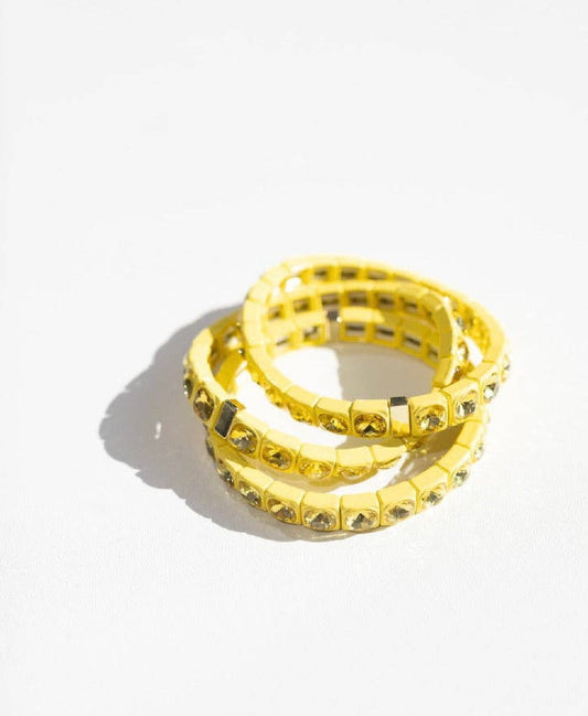 Yellow Gemstone Bracelet