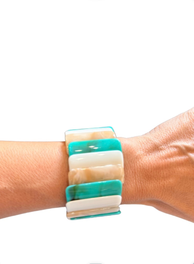 Turquoise Tide Statement Bracelet