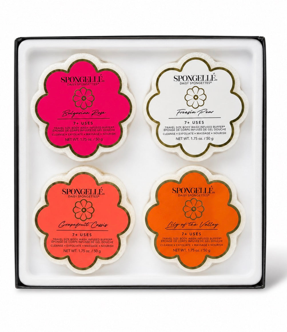 Spongelle-Daisy Collection of 4 Spongettes