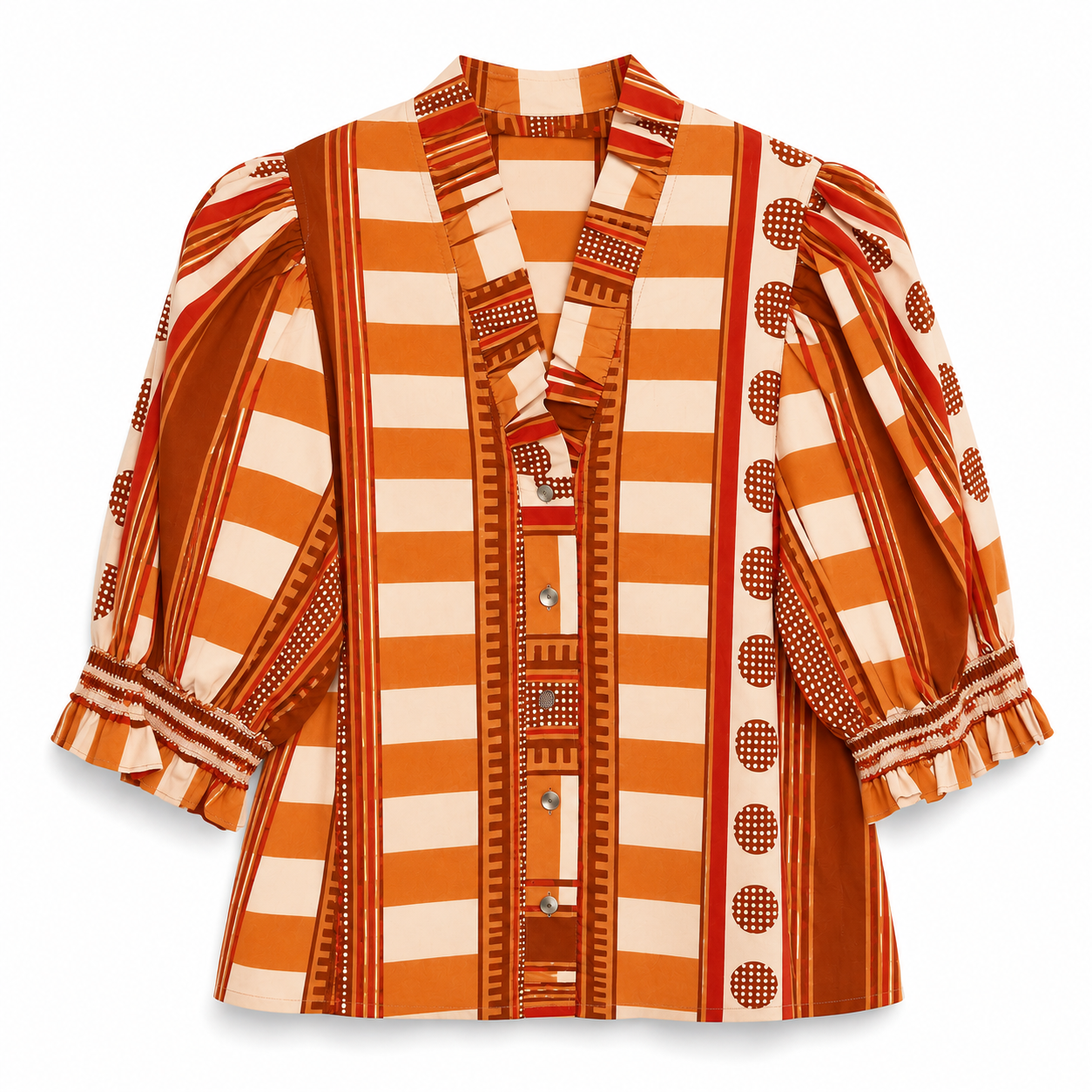 ENTRO-Cinnamon Blouse