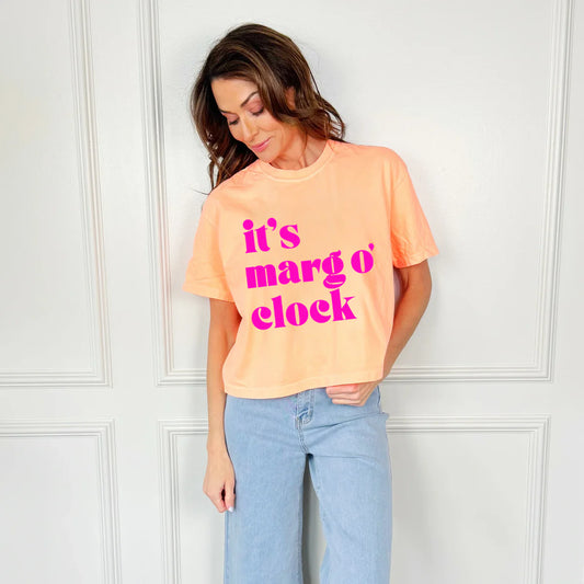 Marg O’Clock Crop Tee