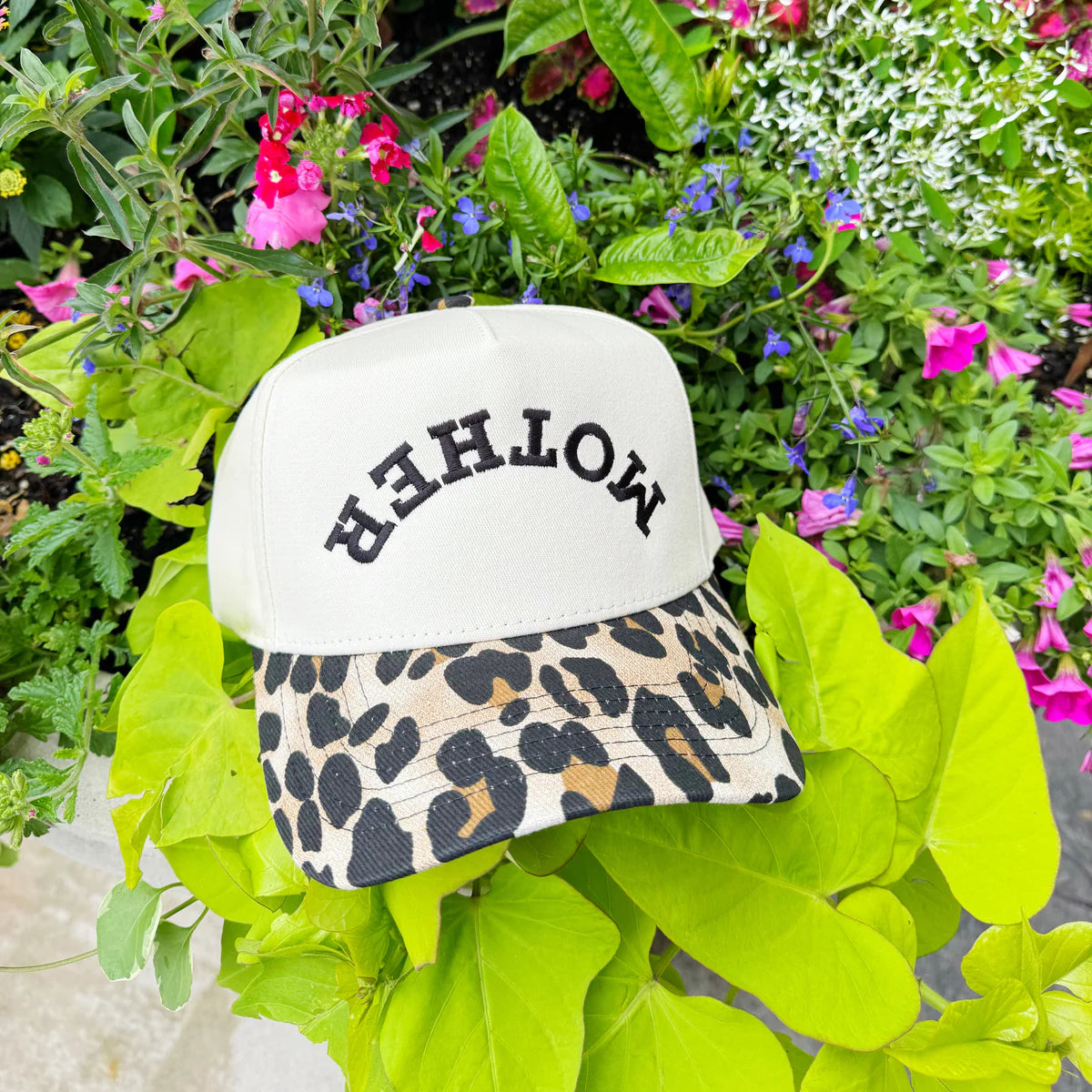 Poppy & Pine- MOTHER Leopard Trucker Hat
