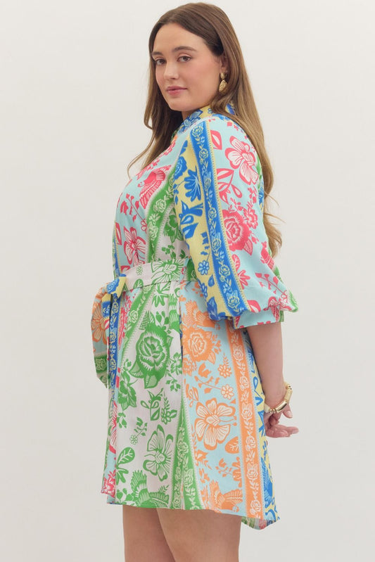 ENTRO Botanical Patterns Dress