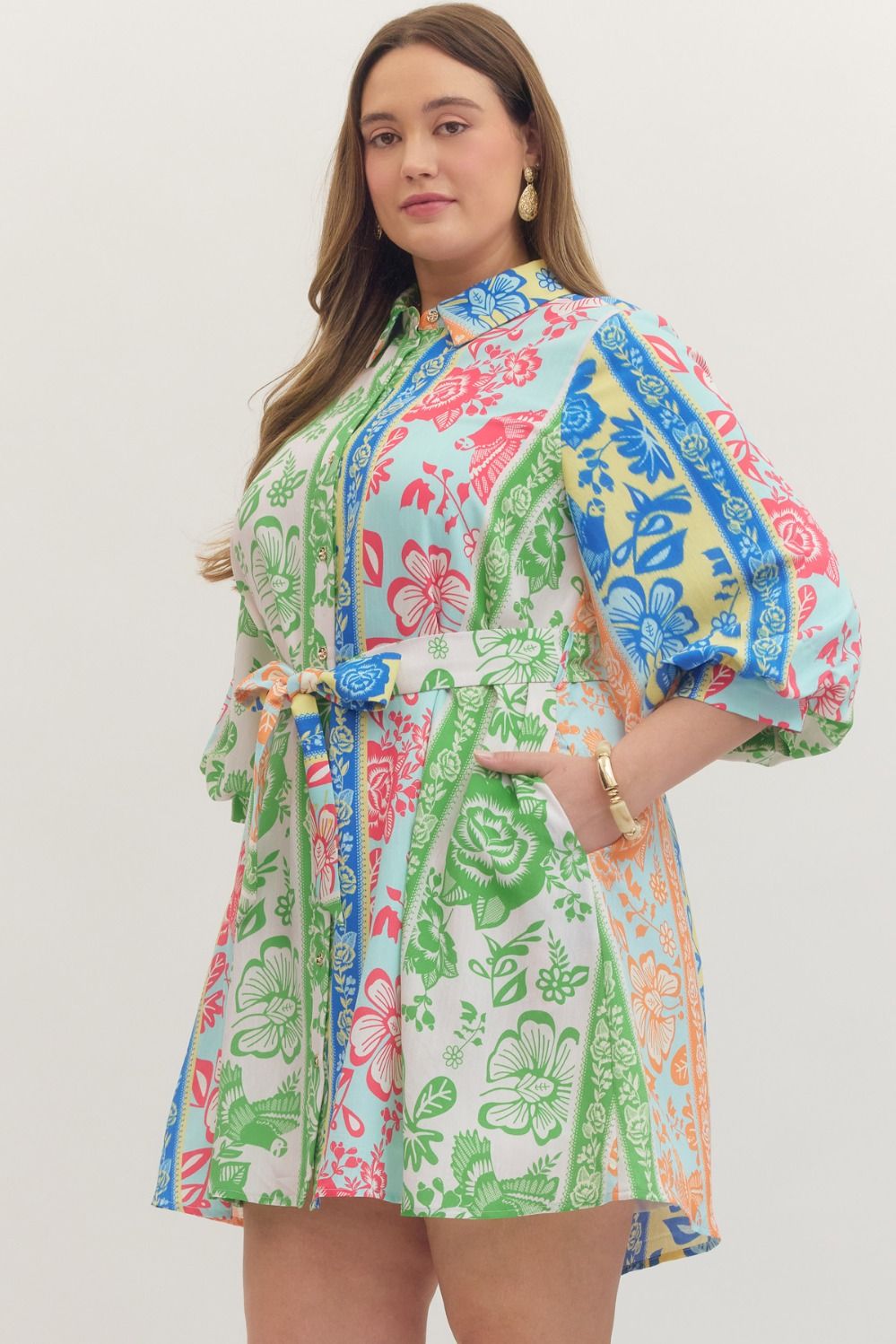 ENTRO Botanical Patterns Dress