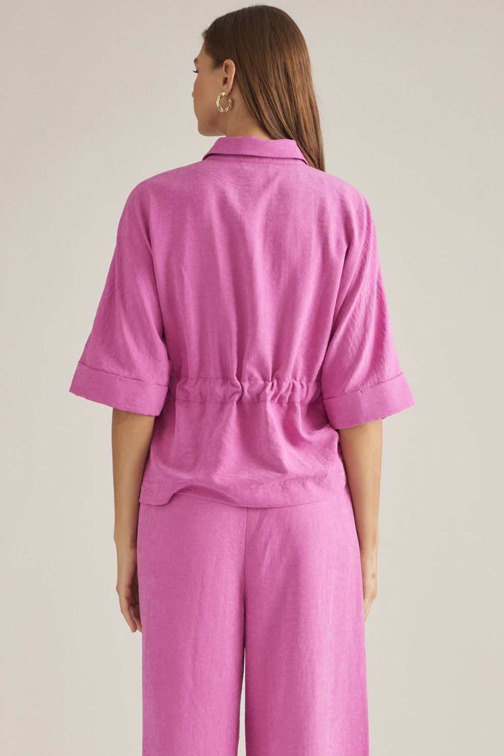 ENTRO Orchid Suede Top