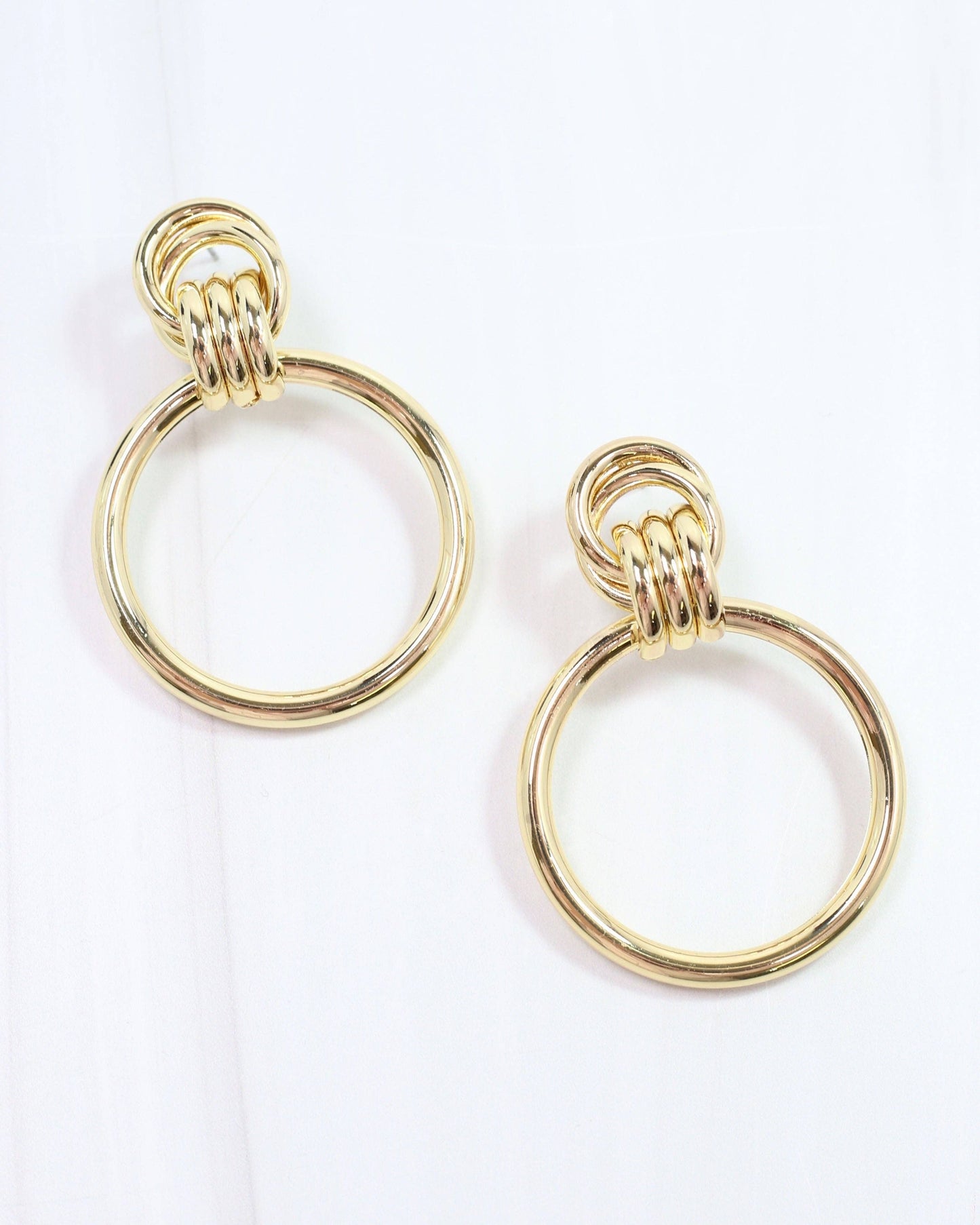 Caroline Hill - Freddie Drop Earring Gold