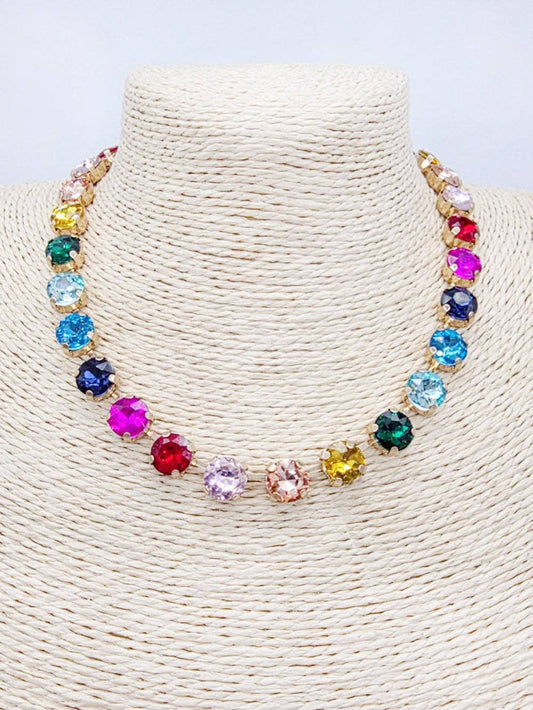 Rainbow Crystal Necklace
