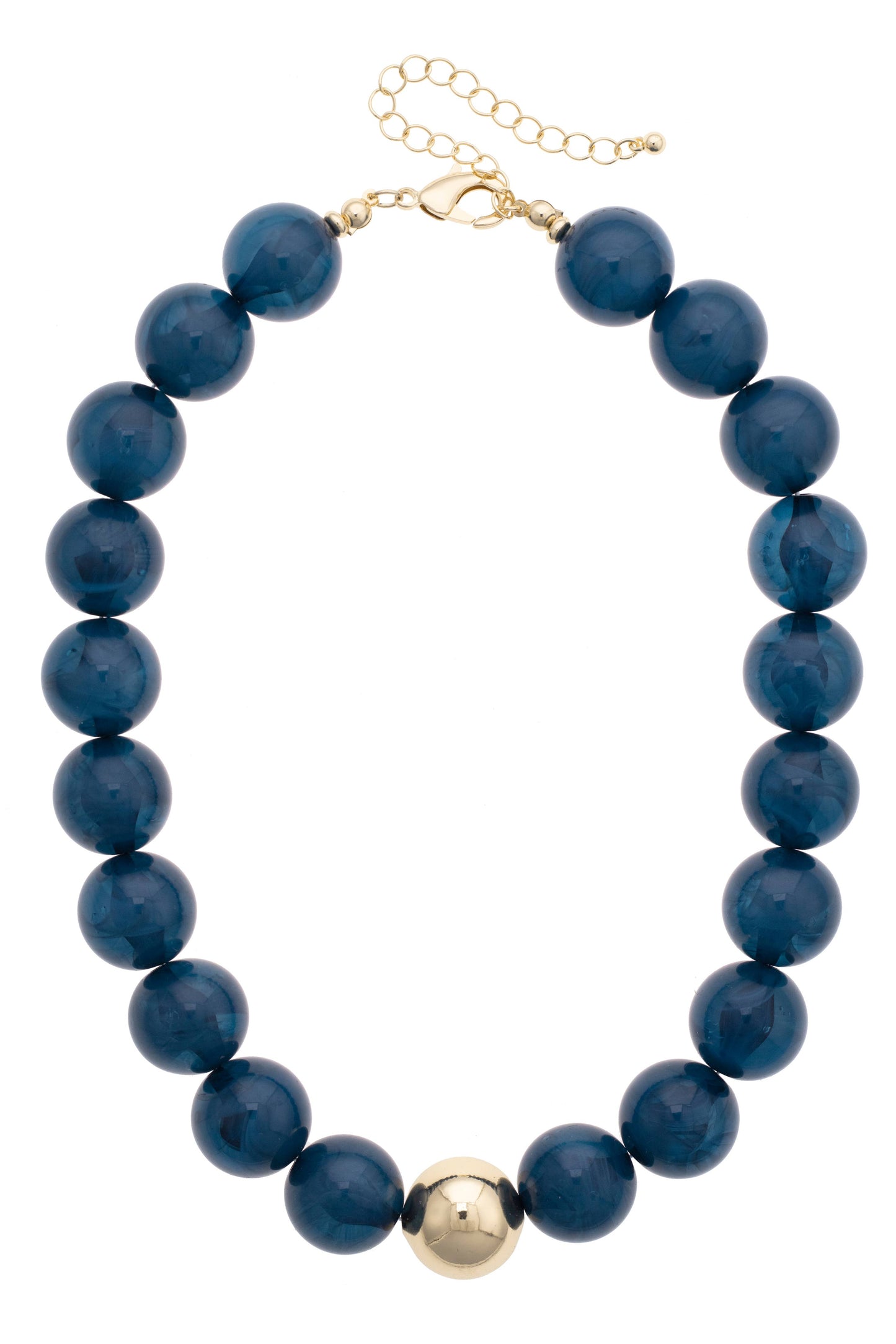 Canvas Style - Midnight Blue -Fall Beaded Necklace
