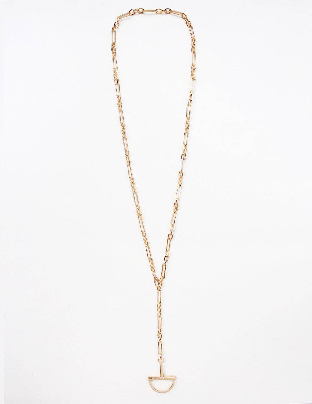 Gold Horsebit Necklace