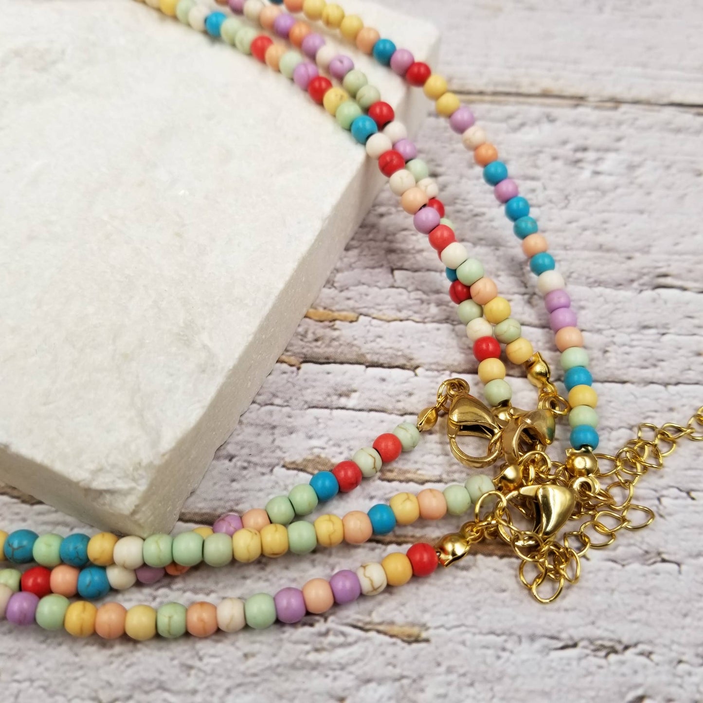 Initial Necklaces w Shell Heart