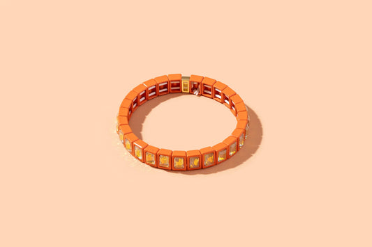 Spice- Enamel Stretch Bracelet