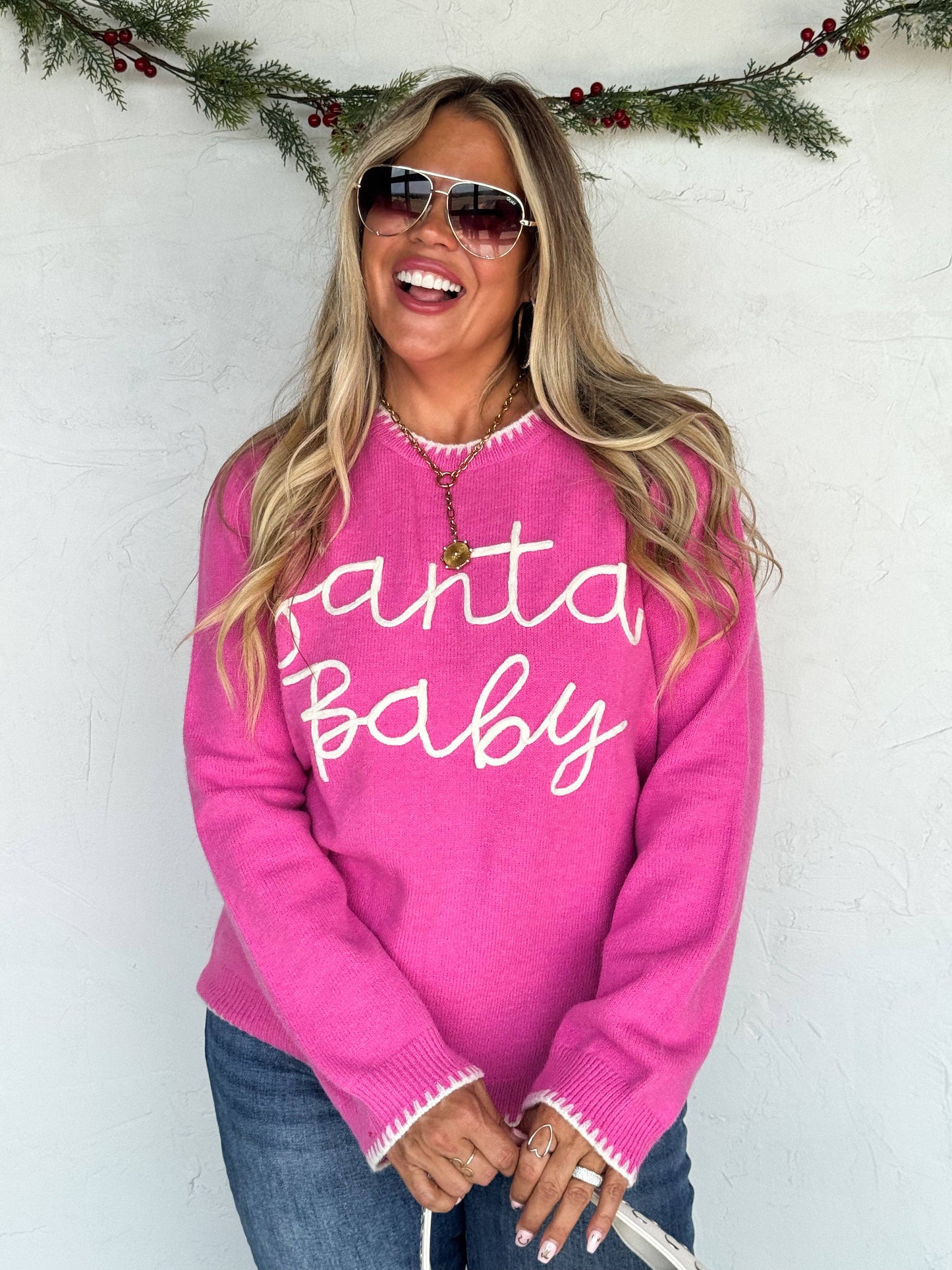 BLAKELEY - SANTA BABY HOLIDAY SWEATERS