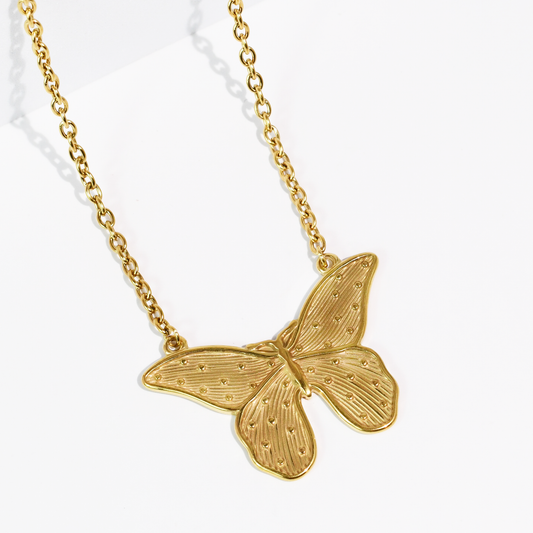 Gold Butterfly Necklace